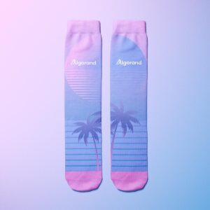 Algorand Miami Vice Socks